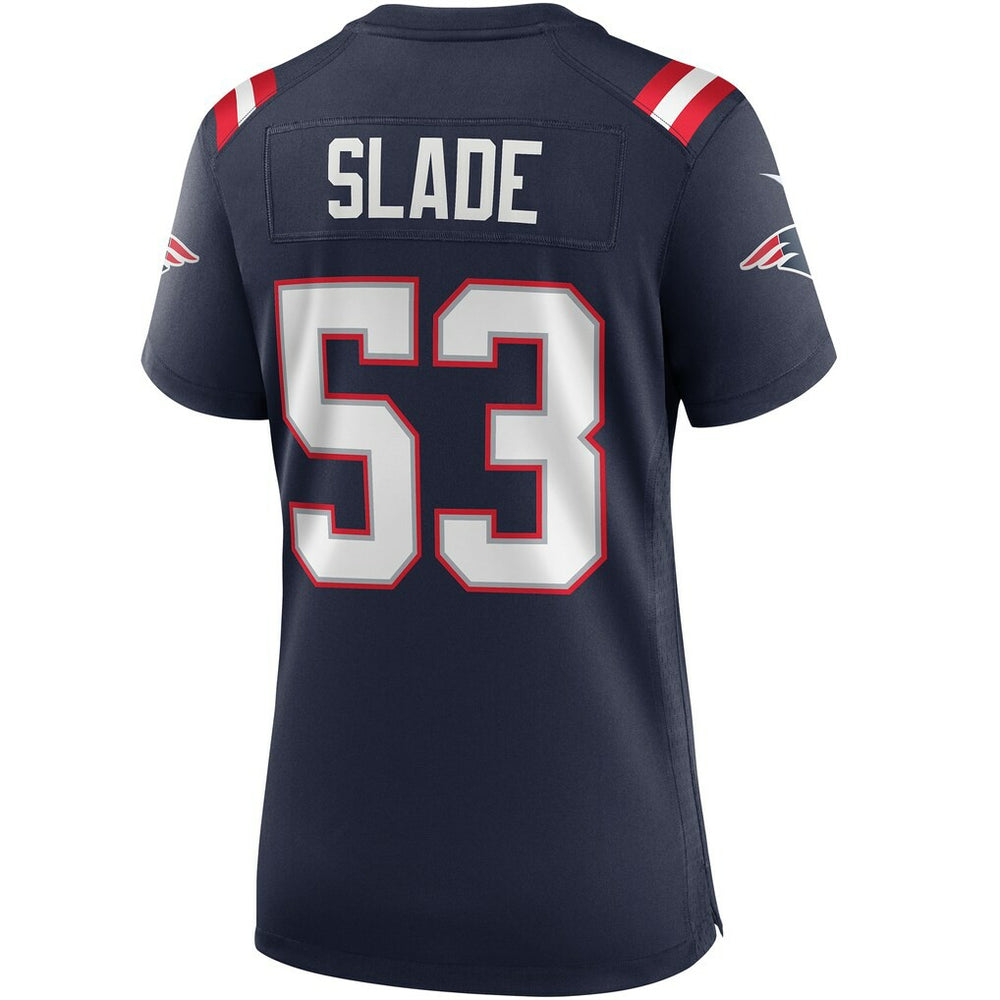 Chris Slade New England Patriots Women's Game Retired Player Jersey - Navy Jerseys