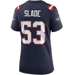 Chris Slade New England Patriots Women's Game Retired Player Jersey - Navy Jerseys