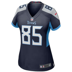 Derrick Mason Tennessee Titans Women's Game Retired Player Jersey - Navy Jerseys