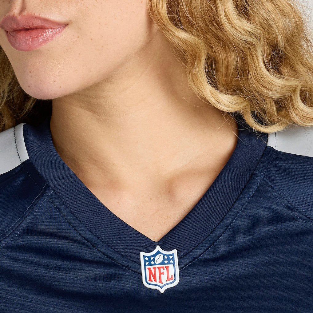 Derrick Mason Tennessee Titans Women's Game Retired Player Jersey - Navy Jerseys