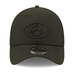 New York Jets New Era Black On Black 39THIRTY Flex Hat