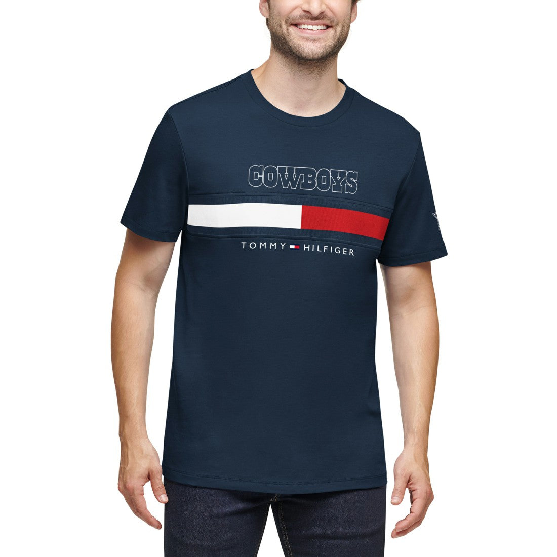 Dallas Cowboys Tommy Hilfiger Insert T-Shirt - Navy T-shirts