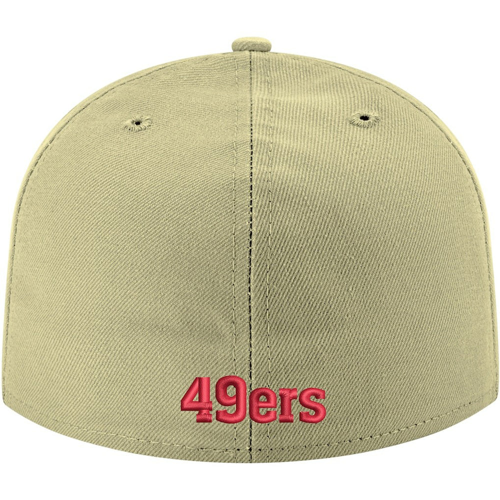 San Francisco 49ers New Era Omaha Throwback 59FIFTY Fitted Hat - Gold Hats