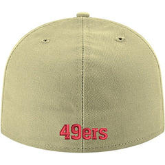 San Francisco 49ers New Era Omaha Throwback 59FIFTY Fitted Hat - Gold Hats