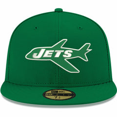 New York Jets New Era Omaha Throwback 59FIFTY Fitted Hat - Kelly Green Hats