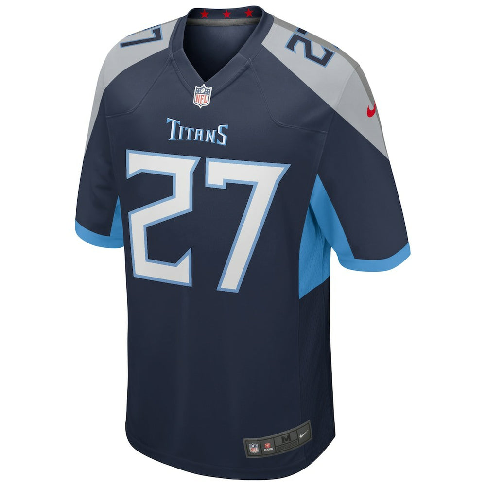 Eddie George Tennessee Titans Game Retired Player Jersey - Navy Jerseys