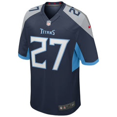 Eddie George Tennessee Titans Game Retired Player Jersey - Navy Jerseys