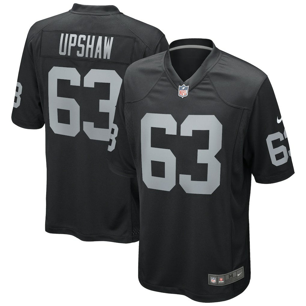 Gene Upshaw Las Vegas Raiders Game Retired Player Jersey - Black Jerseys