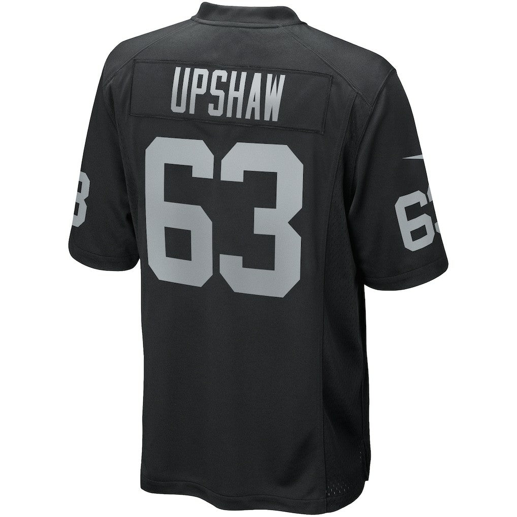 Gene Upshaw Las Vegas Raiders Game Retired Player Jersey - Black Jerseys