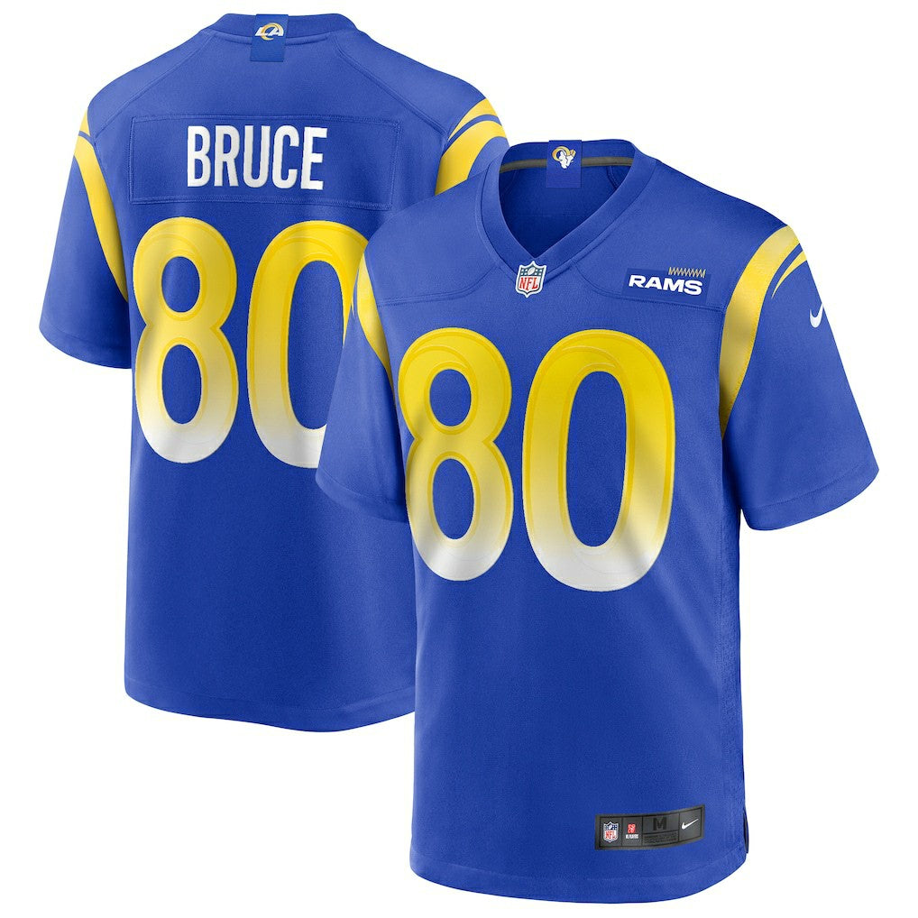 Isaac Bruce Los Angeles Rams Game Retired Player Jersey - Royal Jerseys