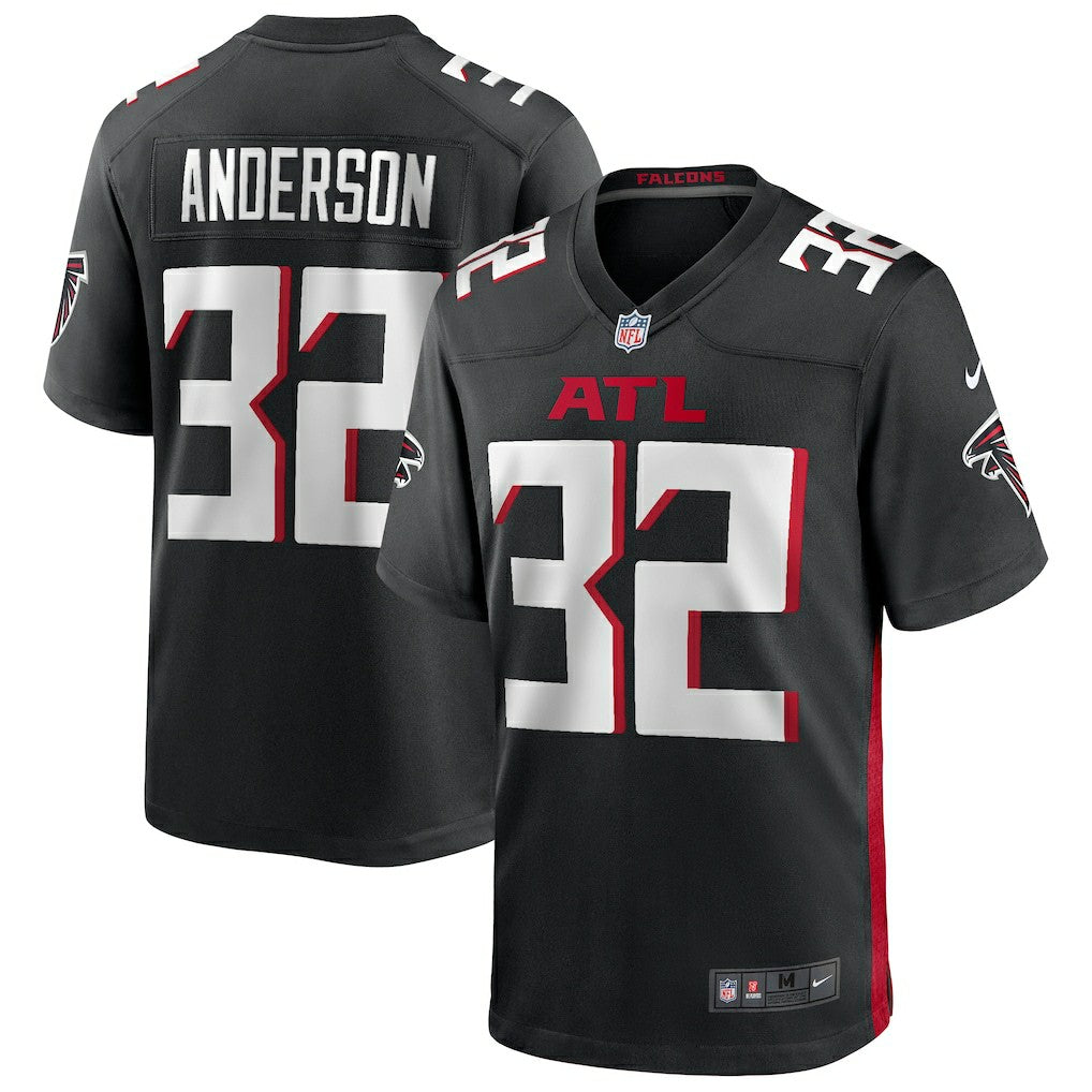 Jamal Anderson Atlanta Falcons Game Retired Player Jersey - Black Jerseys