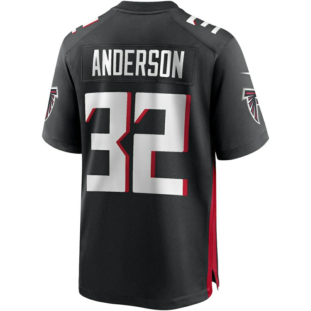 Jamal Anderson Atlanta Falcons Game Retired Player Jersey - Black Jerseys