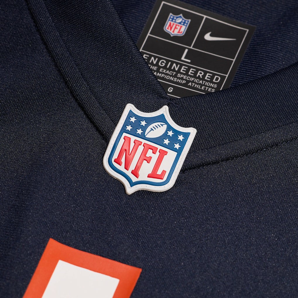 Jim McMahon Chicago Bears Game Retired Player Jersey - Navy Jerseys