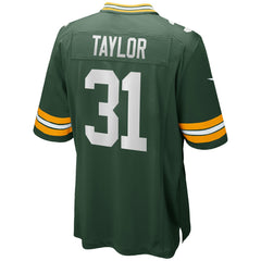 Jim Taylor Green Bay Packers Game Retired Player Jersey - Green Jerseys