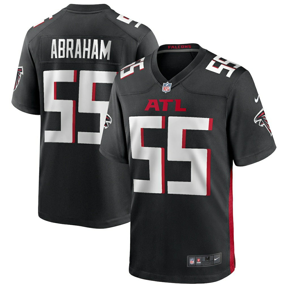 John Abraham Atlanta Falcons Game Retired Player Jersey - Black Jerseys