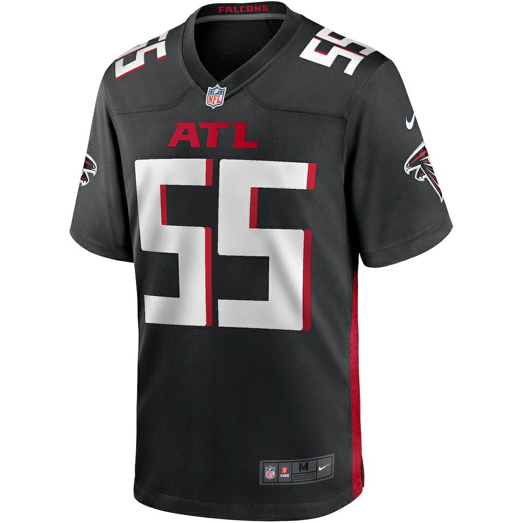 John Abraham Atlanta Falcons Game Retired Player Jersey - Black Jerseys