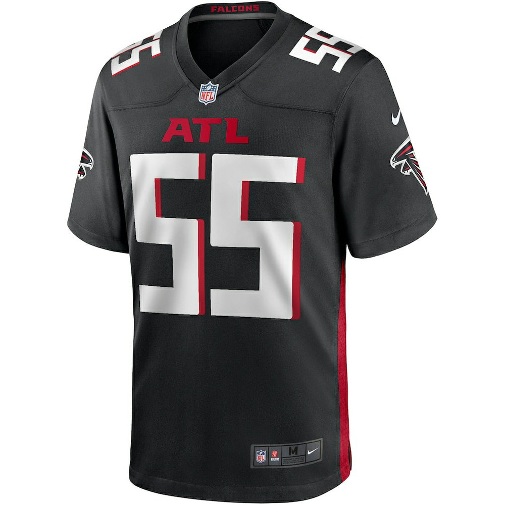John Abraham Atlanta Falcons Game Retired Player Jersey - Black Jerseys