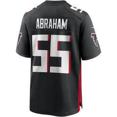 John Abraham Atlanta Falcons Game Retired Player Jersey - Black Jerseys