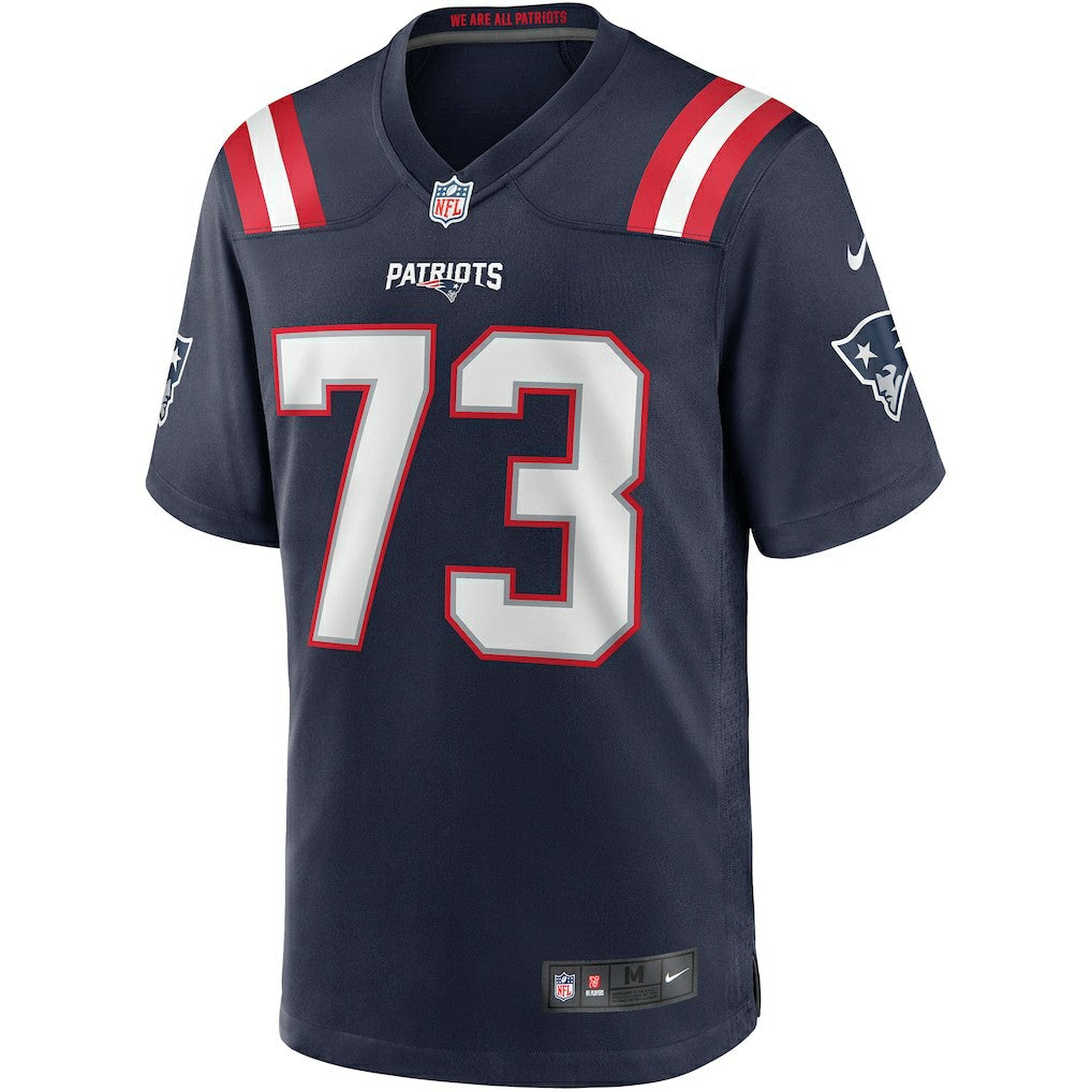 John Hannah New England Patriots Game Retired Player Jersey - Navy Jerseys