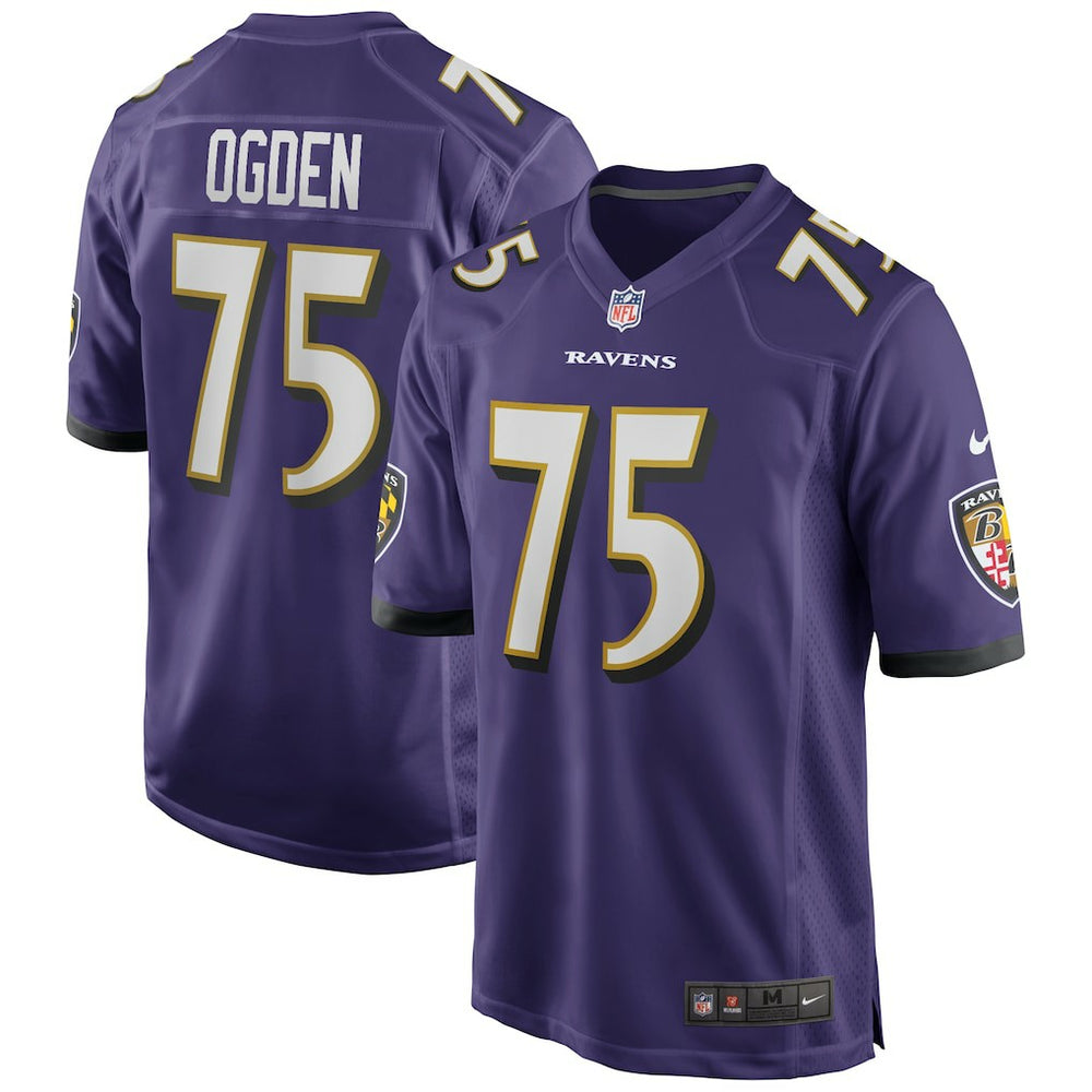 Jonathan Ogden Baltimore Ravens Game Retired Player Jersey - Purple Jerseys