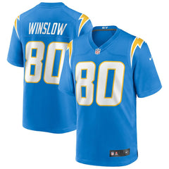 Kellen Winslow Los Angeles Chargers Game Retired Player Jersey - Powder Blue Jerseys