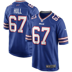 Kent Hull Buffalo Bills Game Retired Player Jersey - Royal Jerseys