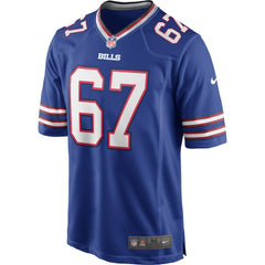 Kent Hull Buffalo Bills Game Retired Player Jersey - Royal Jerseys