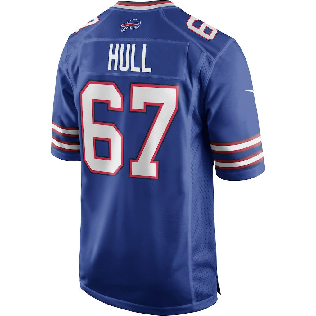 Kent Hull Buffalo Bills Game Retired Player Jersey - Royal Jerseys