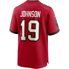 Keyshawn Johnson Tampa Bay Buccaneers Game Retired Player Jersey - Red Jerseys