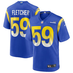 London Fletcher Los Angeles Rams Game Retired Player Jersey - Royal Jerseys