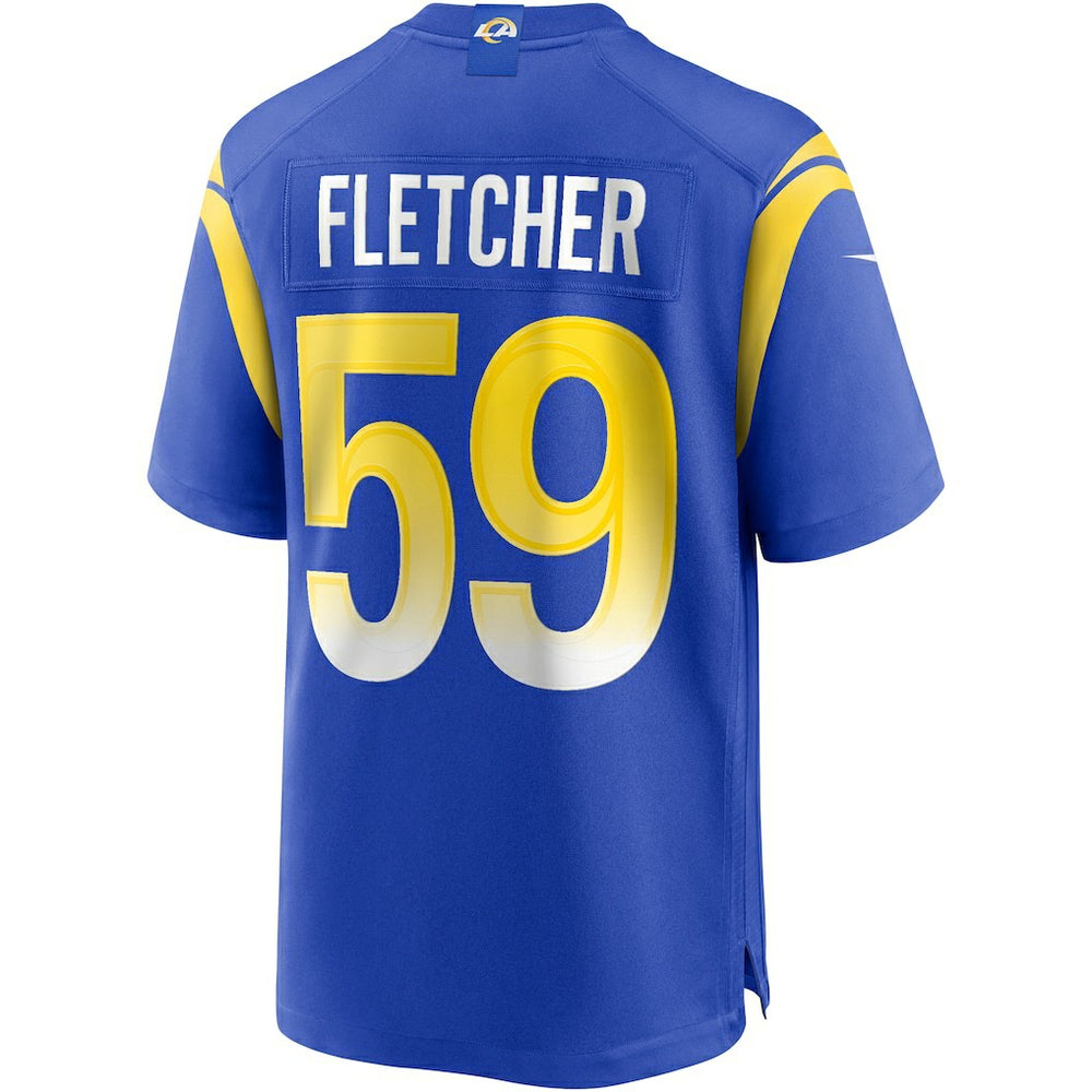 London Fletcher Los Angeles Rams Game Retired Player Jersey - Royal Jerseys