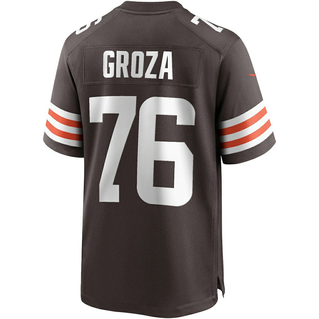 Lou Groza Cleveland Browns Game Retired Player Jersey - Brown Jerseys