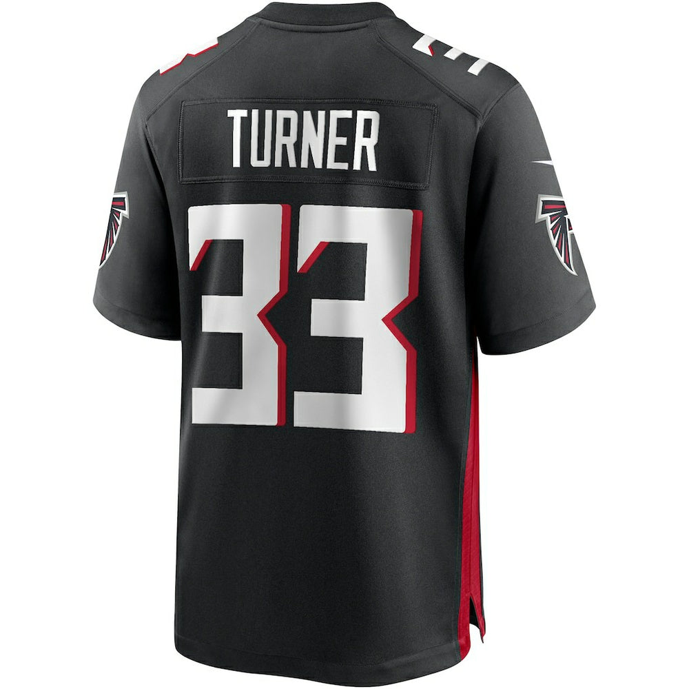 Michael Turner Atlanta Falcons Game Retired Player Jersey - Black Jerseys