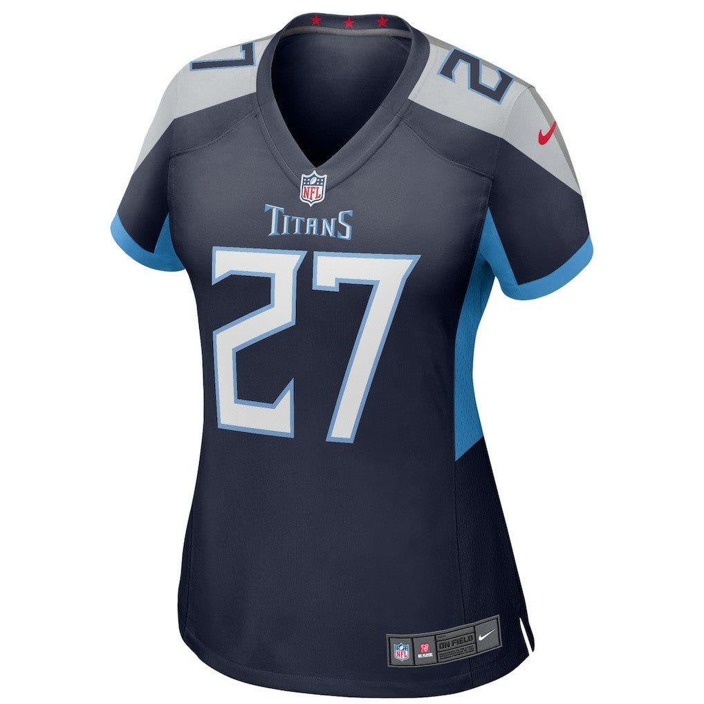 Eddie George Tennessee Titans Women's Game Retired Player Jersey - Navy Jerseys