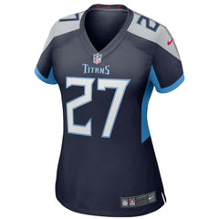 Eddie George Tennessee Titans Women's Game Retired Player Jersey - Navy Jerseys