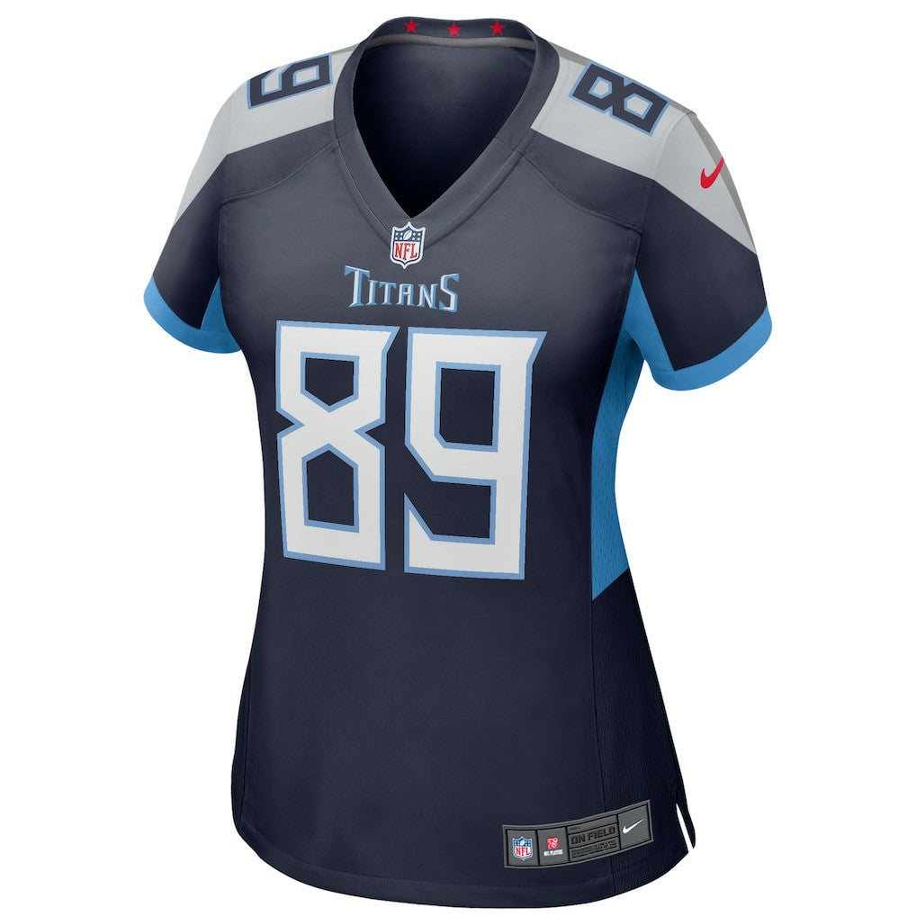 Frank Wycheck Tennessee Titans Women's Game Retired Player Jersey - Navy Jerseys