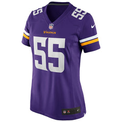 Jack Del Rio Minnesota Vikings Women's Game Retired Player Jersey - Purple Jerseys