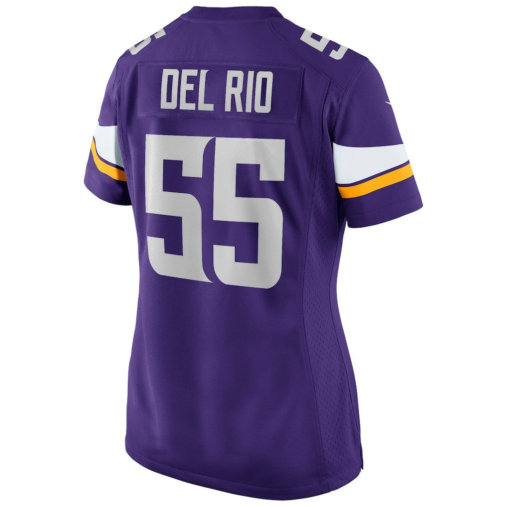Jack Del Rio Minnesota Vikings Women's Game Retired Player Jersey - Purple Jerseys