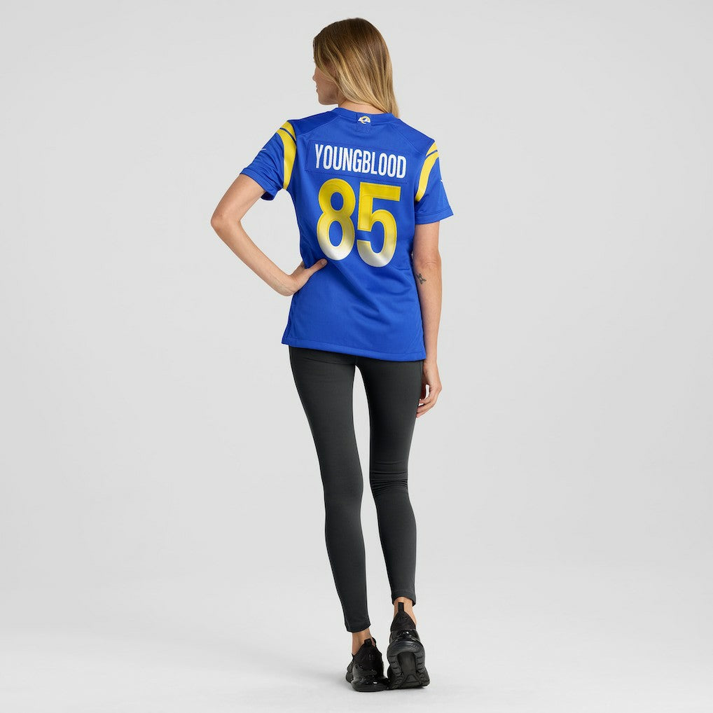 Jack Youngblood Los Angeles Rams Women's Game Retired Player Jersey - Royal Jerseys