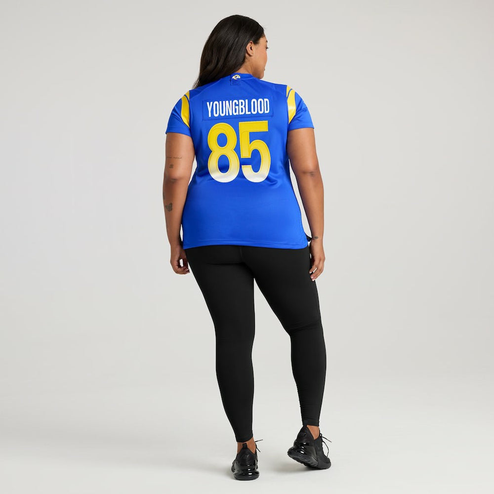 Jack Youngblood Los Angeles Rams Women's Game Retired Player Jersey - Royal Jerseys