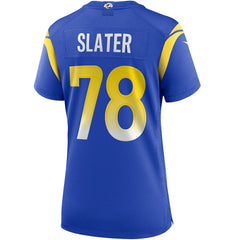 Jackie Slater Los Angeles Rams Women's Game Retired Player Jersey - Royal Jerseys