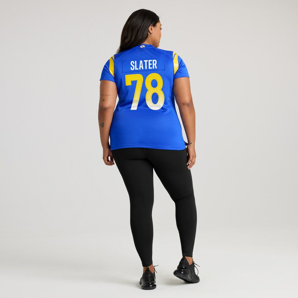 Jackie Slater Los Angeles Rams Women's Game Retired Player Jersey - Royal Jerseys
