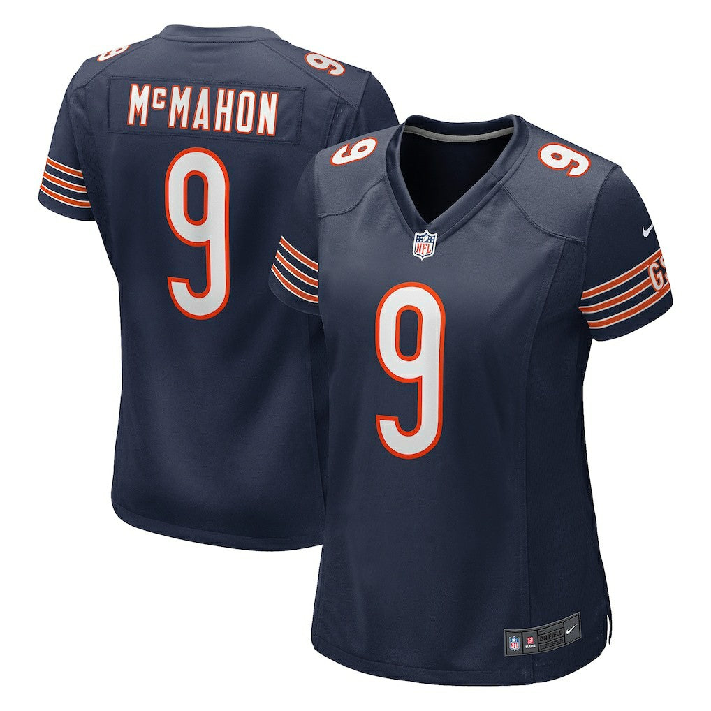 Jim McMahon Chicago Bears Women's Game Retired Player Jersey - Navy Jerseys