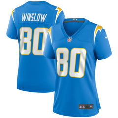 Kellen Winslow Los Angeles Chargers Women's Game Retired Player Jersey - Powder Blue Jerseys