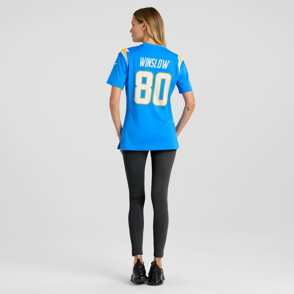 Kellen Winslow Los Angeles Chargers Women's Game Retired Player Jersey - Powder Blue Jerseys