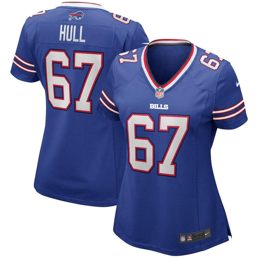 Kent Hull Buffalo Bills Women's Game Retired Player Jersey - Royal Jerseys