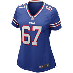 Kent Hull Buffalo Bills Women's Game Retired Player Jersey - Royal Jerseys