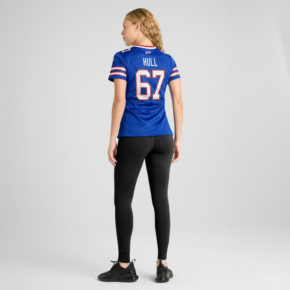 Kent Hull Buffalo Bills Women's Game Retired Player Jersey - Royal Jerseys