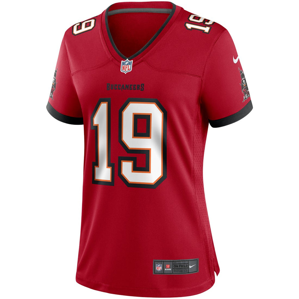 Keyshawn Johnson Tampa Bay Buccaneers Women's Game Retired Player Jersey - Red Jerseys
