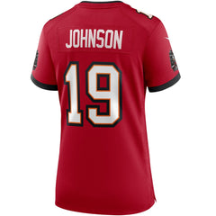 Keyshawn Johnson Tampa Bay Buccaneers Women's Game Retired Player Jersey - Red Jerseys